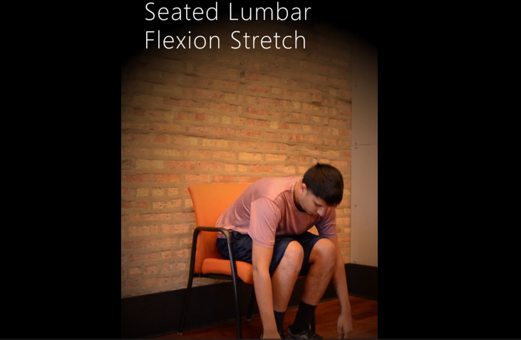 Seated Lumbar Flexion Stretch